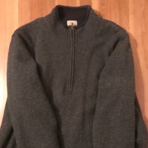 LLBean fleece lined sweater XXL